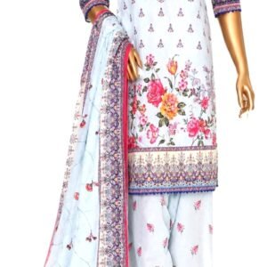 Lawn Embroidered 3Pis Suit Art006