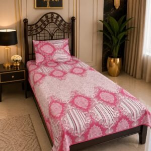 Printed Single Bedsheets-Pair