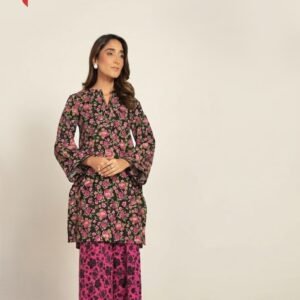 Printed Khaddar 2 Piece Unstitched Suit
