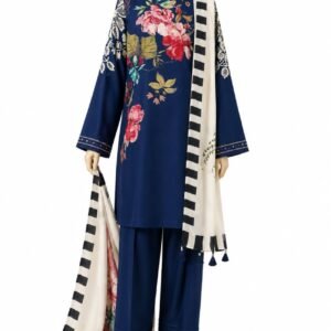 Coco By Zara Printed 3 Piece Lawn Suit For Women
