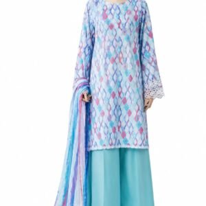 Bareeze 3 Piece Printed Lawn Suit For Women