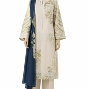 Coco By Zara Printed 3 Piece Lawn Suit For Women