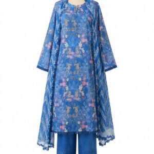 Khaadi 3 Piece Lawn Suit For Women